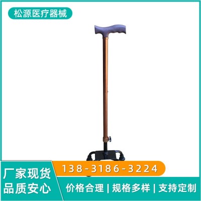 源头供应铝合金手杖老人拐杖古铜色伸缩调节手杖8FAC图3