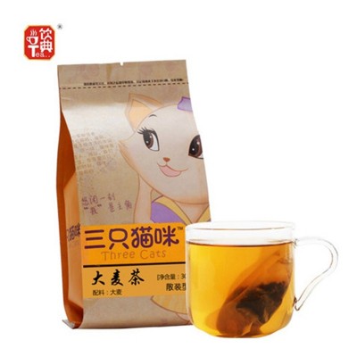 袋泡茶加工厂家大麦茶袋装300g 烘焙炒制熟大麦茶袋泡茶 可定制图1