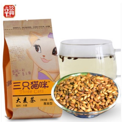 袋泡茶加工厂家大麦茶袋装300g 烘焙炒制熟大麦茶袋泡茶 可定制图3