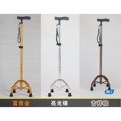 康行四脚拐可折叠带轮洗澡椅老年残疾人老人轻便易折叠