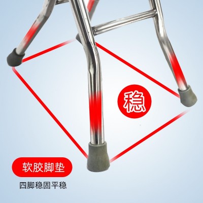 加工拐杖凳 老人四角手杖凳 行走休息凳拐杖凳 折叠拐杖凳图4
