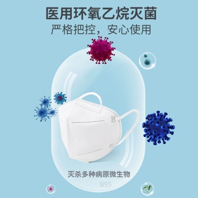 创典医用防护口罩N95独立包装盒装一次性无菌灭菌熔喷布现货批发图3