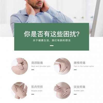USB充电款富贵包颈椎按摩器 便携式迷你按摩贴颈部肩颈经络按摩仪图3