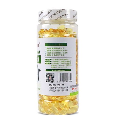 红枫叶牌鱼油软胶囊1.0g/粒*200粒成人中老年深海鱼油图2