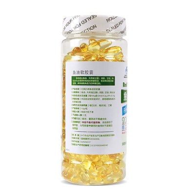 红枫叶牌鱼油软胶囊1.0g/粒*200粒成人中老年深海鱼油图4
