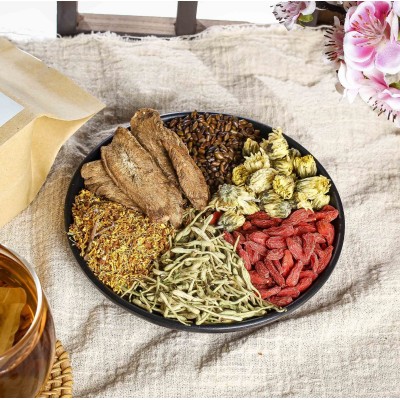 菊花决明子茶 金银花牛蒡根茶袋泡养生花茶 一件代发加班熬夜茶图4