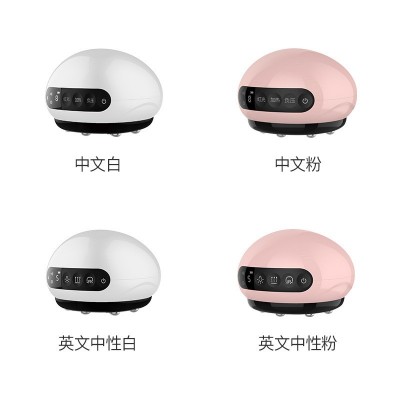 智能电动刮痧仪 经络疏通拔罐祛湿红光理疗 家用按摩器中英版图5