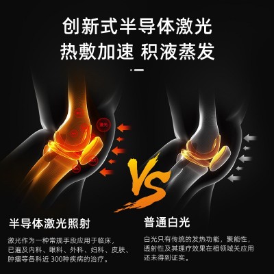 膝盖按摩器 气囊揉捏红光热敷养护老寒腿 膝盖理疗仪厂家批发图2