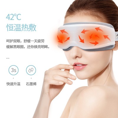 新款眼部按摩仪器电动热敷眼睛按摩器学生护眼仪礼品缓解眼疲劳图1
