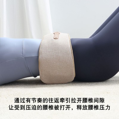 气囊牵引腰部按摩器热敷震振动护腰椎按摩器理疗仪空气压按摩腰带图2