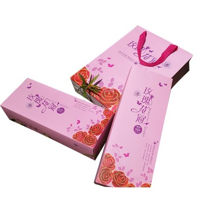 【厂家现货】 花茶包装 玫瑰花冠 礼盒包装 批发 玫瑰花包装图5