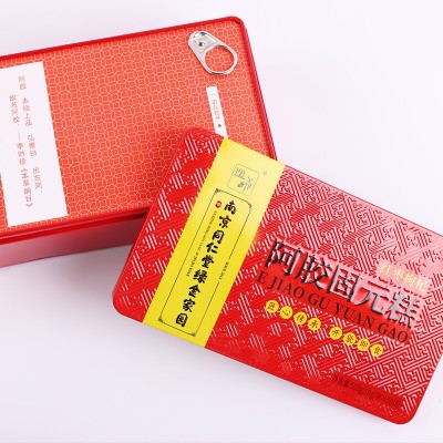 南京同仁堂绿金家园阿胶固元糕500g红枣枸杞味图2