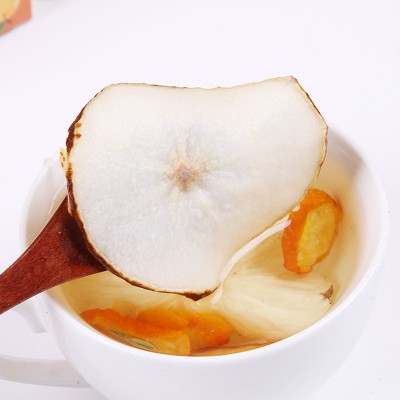 桂花冰糖雪梨茶 网冻干红凤梨组合花果茶125g水果片茶批发 代发图3