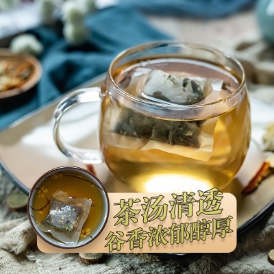 罗汉果枇杷茶 金银花袋泡茶 甘草菊花茶 黄苦荞甘草茶 网红代发图4