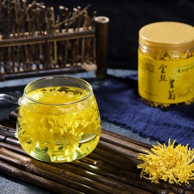 厂家批发 金丝皇菊罐装 大朵黄菊 修水一杯一杯 花茶 黄山批发图3