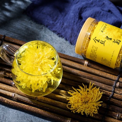 厂家批发 金丝皇菊罐装 大朵黄菊 修水一杯一杯 花茶 黄山批发图4