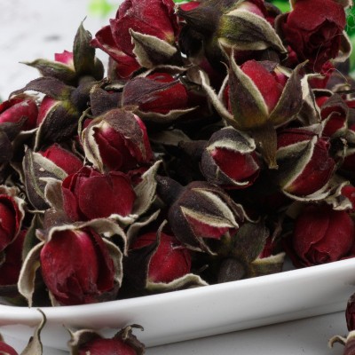 花果茶金边玫瑰 墨红玫瑰 花茶 玫瑰花 花草茶 产地批发 大货请私图3