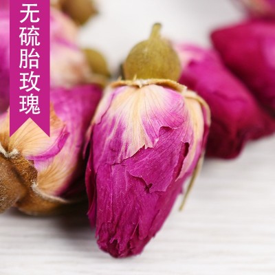 玫瑰花茶 重瓣红玫瑰山东平阴玫瑰批发食用玫瑰100g/罐一件代发图3