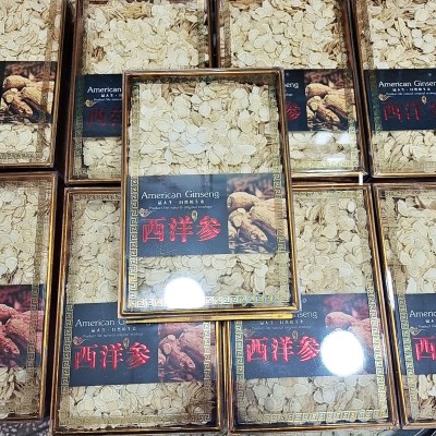 西洋参切片 礼盒200克装 软枝东北长白山花旗参送礼 含片批发图4