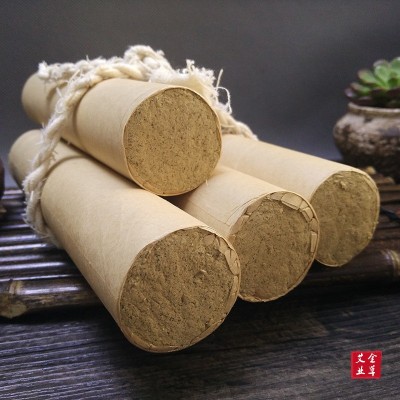 南阳艾条散装艾灸条8:1人工白条雷火灸 家用艾灸艾条批发图4