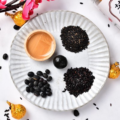 黑芝麻丸九蒸九晒108克芝麻丸核桃桑葚即食 批发工厂直发抖音零食图4