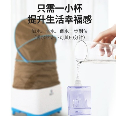 蒸汽足浴盆家用泡脚桶电动按摩足疗机折叠恒温加热泡脚盆过膝高深图2