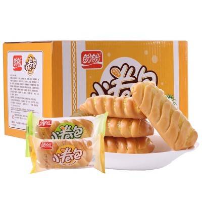 盼盼小卷包2000g凤梨味香橙味西式糕点早餐零食品整箱批发图5