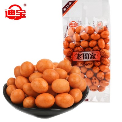 厂家自销迪宝老周家鱼皮花生 现货供应休闲零食香脆美味花生小食图5