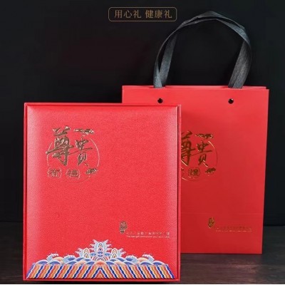 长白山人参礼盒装春节送礼佳品轻奢大气盒装人参五宝礼盒人参五宝图4