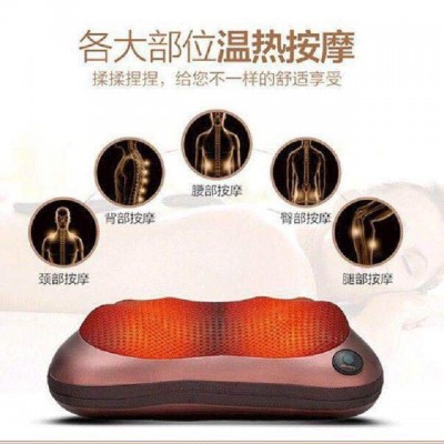 颈椎腰椎肩部按摩靠枕 颈椎按摩仪器 多功能家用车载电动按摩枕图5