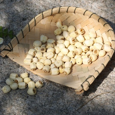 白莲子新货 批发大货 磨皮有芯湘莲寸三莲子 产地直供一手货源图3