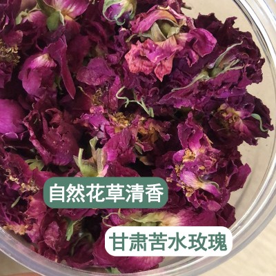 苦水品牌 玫瑰20g灌装重瓣干玫瑰花瓣花头泡水女性养生花草茶图2
