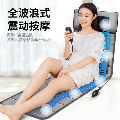 颈椎按摩器颈部腰部背部多功能按摩垫全身家用按摩毯床垫靠垫加热图3