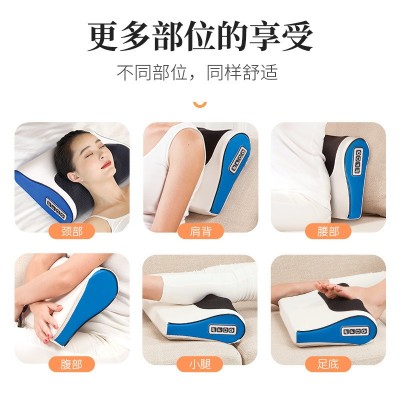 现货批发家用热敷颈椎智能按摩枕厂家供仿真人腰椎颈肩揉推按摩器图3