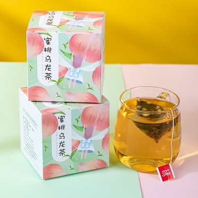 蜜桃乌龙茶白桃乌龙水果茶冷泡茶茶包立体三角包茶叶组合花茶批发图2