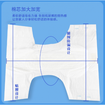 成人纸尿裤L码【加厚款】老人尿不湿怕批发一件代发外贸图3