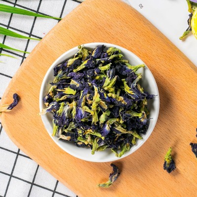 蝶豆花茶蓝蝴蝶云南蓝色花茶产地批发花茶一件代发蓝色妖姬图3