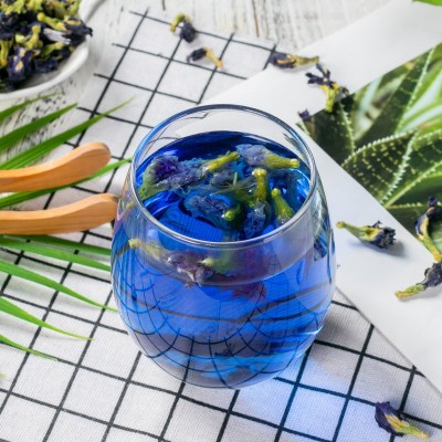 蝶豆花茶蓝蝴蝶云南蓝色花茶产地批发花茶一件代发蓝色妖姬图2