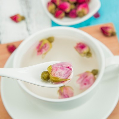 山东平阴玫瑰花茶罐装干玫瑰花蕾OEM贴牌代加工玫瑰花冠粉玫瑰花