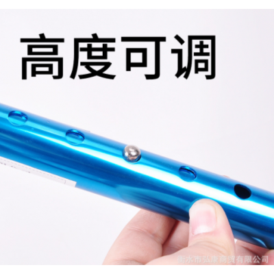 仁脉拐杖伸缩老人手杖四角拐杖中风偏瘫 铝合金四脚助行器拐杖图3