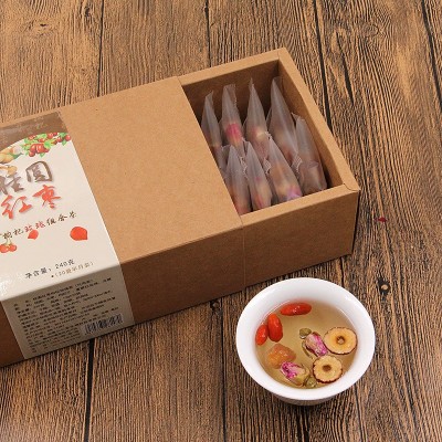 从仁堂桂圆红枣茶枸杞玫瑰茶冰糖精品盒装支持 一件拿货批发代发图3