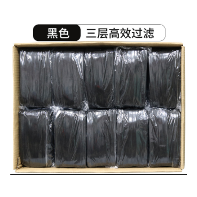 整箱2000只一次性口罩批发蓝色白色黑色三层防护独立防尘口罩图5