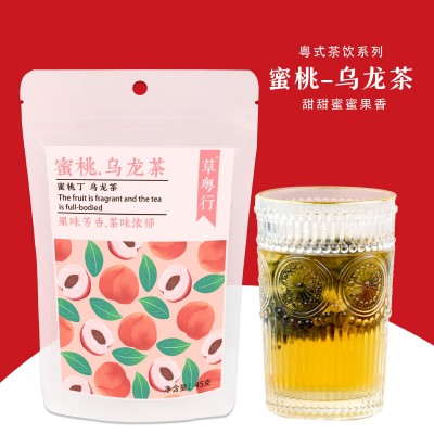 草粤行蜜桃乌龙水果茶代用三角袋茶包花果养生茶包厂家小额批发图3