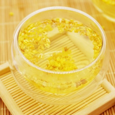 广西桂林金桂花茶 干桂花 批发花草茶 脱水不硫熏干桂花 源头厂家图4