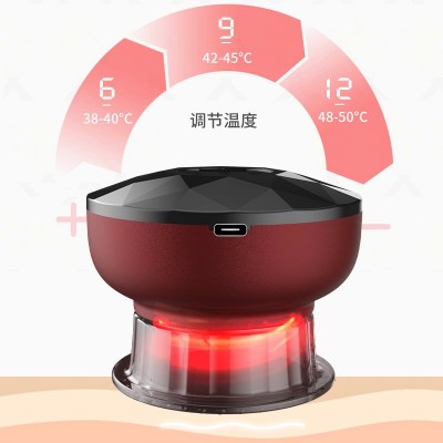 电动真空拔罐刮痧仪器智能卸压加热刮痧仪经络疏通按摩仪吸痧仪器图3