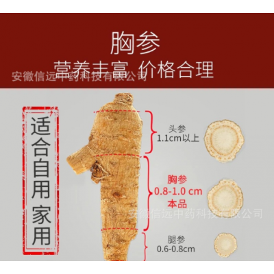 徽信远西洋参片不熏硫磺硫西洋参切片含片花旗参片100g西洋参图2