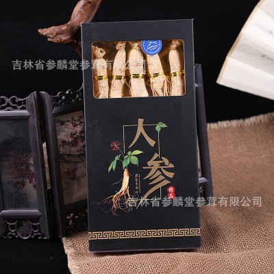 生晒白参东北吉林长白山生晒参中老年滋补泡酒煲汤整枝干人参礼盒图2