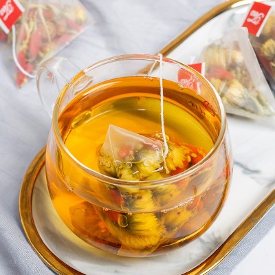 菊花决明子茶 金银花枸杞桂花牛蒡根熬夜茶花茶组合三角包图2