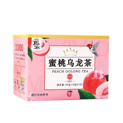 厂家直销盒装蜜桃乌龙调味组合袋泡茶 蜜桃果干冻干组合冷泡茶图5