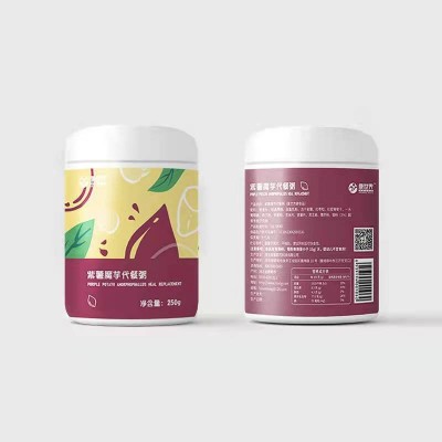 紫薯魔芋代餐粥桶装上班宿舍即食实力工厂源头厂家